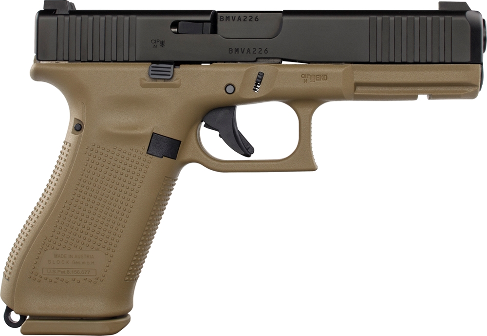 Glock 17 Gen5, Französische Armeepistole, Coyote